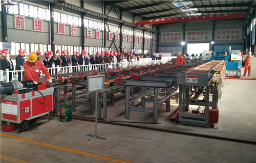 數控鋼筋鋸切套絲打磨一體機生產